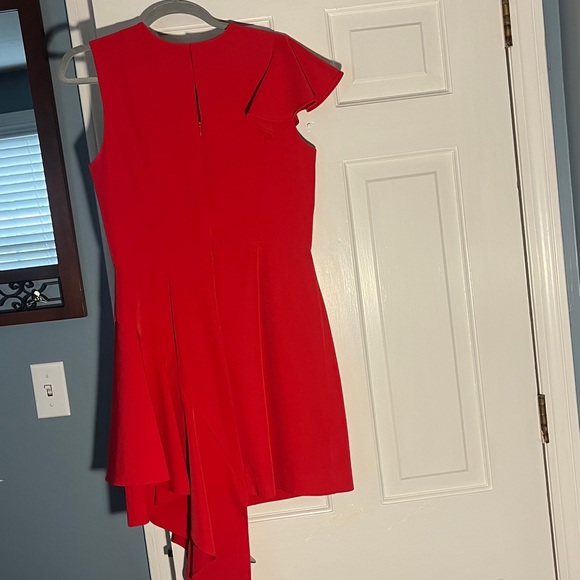 Milly One Shoulder Red Dress - Picture 2 of 2